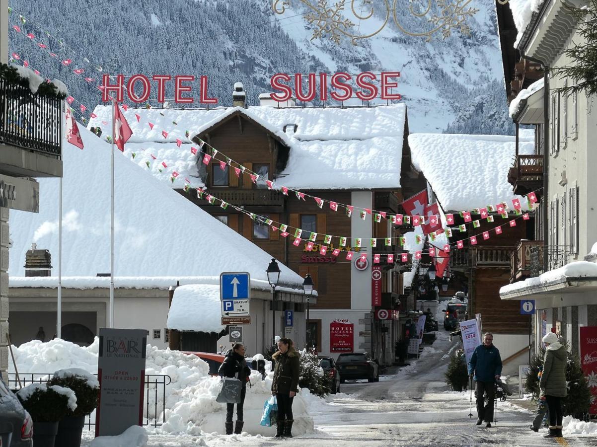 Hotel Suisse Champéry Eksteriør billede